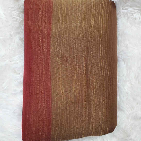 EARTH TONE GRAIN GOLDEN SHIMMER SHOWER CURTAIN - Picture 7 of 8